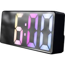RELOJ DESPERTADOR SATELLITE AC-T6891 BLACK